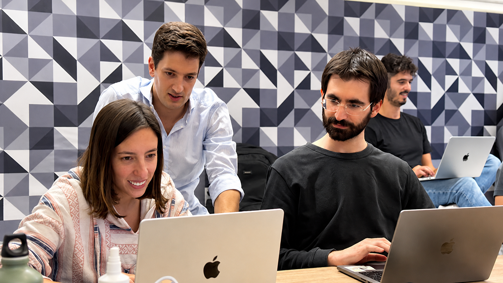 The Clevergy team at work in the office